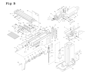Part Location Diagram of JT9-JTM1055-B39N Jet KNEE (TEXT)