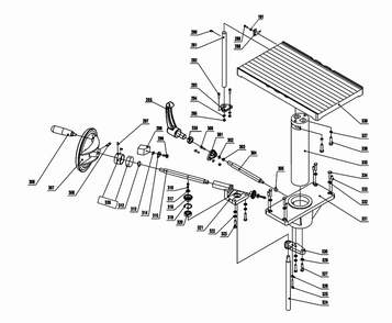 Fig-5 Diagram and Parts List for 708475  Jet Planer Jointer