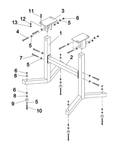 Part Location Diagram of TS-0561031 Jet Hex Nut
