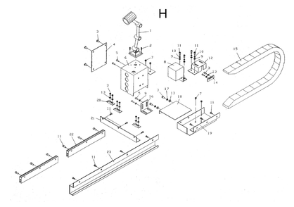 Fig-8 Diagram and Parts List for 320930  Jet Lathe