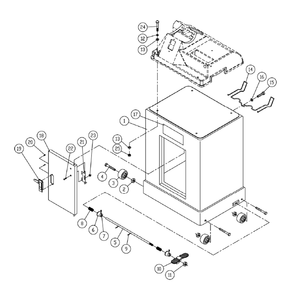 Fig-0 Diagram and Parts List for 708597  Jet Tool Stand & Cart