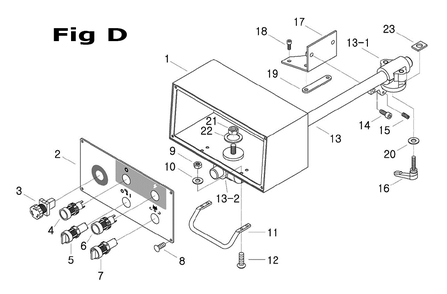 Fig-5 Diagram and Parts List for 698134  Jet Mill