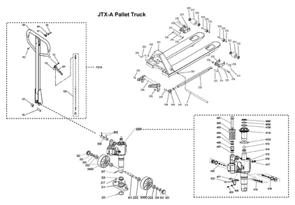 Part Location Diagram of JT9-BB-51111 Jet THRUST BEARING