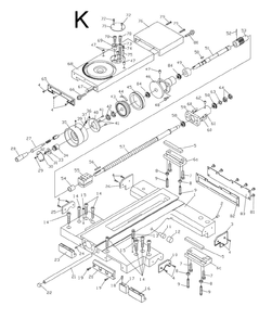 Fig-11 Diagram and Parts List for 321860  Jet Lathe