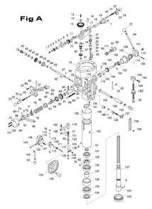 Fig-1 Diagram and Parts List for 698113  Jet Mill