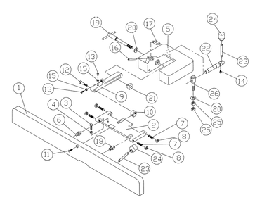 Fig-0 Diagram and Parts List for 718250K  Jet Planer Jointer