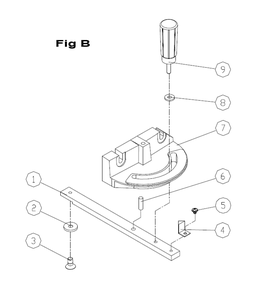 Fig-2 Diagram and Parts List for 714850  Jet Table Saw