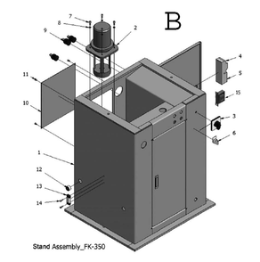 Fig-2 Diagram and Parts List for 414217K  Jet Table Saw