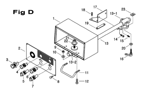 Fig-2 Diagram and Parts List for 698149  Jet Mill
