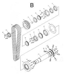 Fig-2 Diagram and Parts List for 320930  Jet Lathe