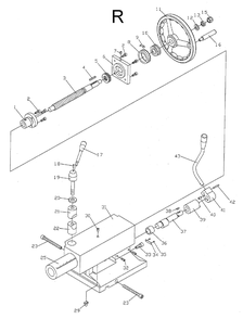 Fig-18 Diagram and Parts List for 321860  Jet Lathe
