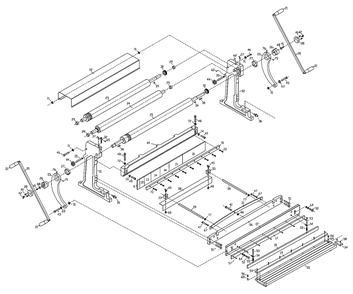 Fig-0 Diagram and Parts List for 756041  Jet Bench Grinder