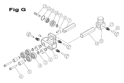 Fig-3 Diagram and Parts List for 714600  Jet Table Saw