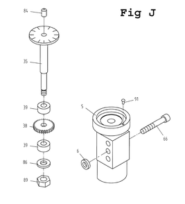 Fig-10 Diagram and Parts List for BDB-1340A 321108 Jet Lathe