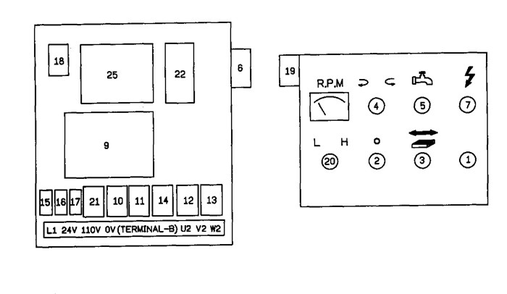 Electricalpanel Diagram and Parts List for 690155 JTM-1050EVS Jet Metal Work & Weld