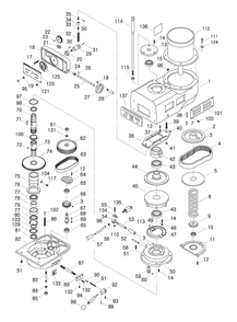 Fig-0 Diagram and Parts List for 698134  Jet Mill
