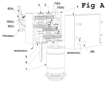 Fig-1 Diagram and Parts List for J-A3008-4 354035 Jet Drill Press