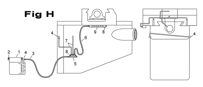 Fig-5 Diagram and Parts List for 698074  Jet Mill