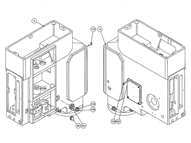 Fig-4 Diagram and Parts List for J-2350 354052 Jet Drill Press