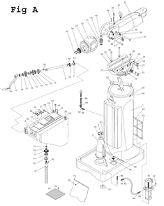 Fig-1 Diagram and Parts List for ETM-949EVS  Jet Mill