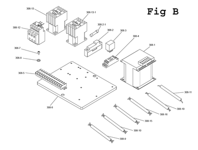 Part Location Diagram of JT9-EHB916V-308-2 Jet FUSE BLOCKS 32A