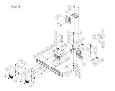 Fig-3 Diagram and Parts List for JWS-25X 708309 Jet Shaper
