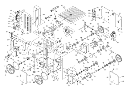 Part Location Diagram of JT9-EVBS20-1320 Jet BLADE GUIDE