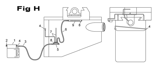 Fig-8 Diagram and Parts List for 698117  Jet Mill