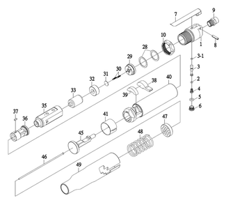 Fig-0 Diagram and Parts List for 505800  Jet Scaler