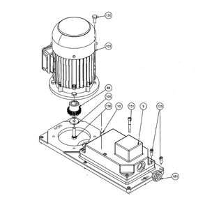 Fig-6 Diagram and Parts List for J-2350 354052 Jet Drill Press