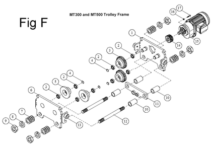 Fig-6 Diagram and Parts List for 140183  Jet Hand Truck & Dolly
