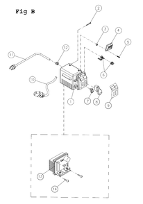 Part Location Diagram of JT9-JWL1221VS-309 Jet CONTROL PANEL LABEL