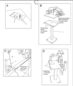 Fig-3 Diagram and Parts List for 577001  Jet Sander Grinder
