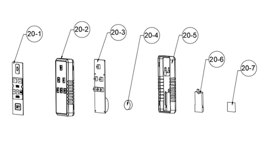 Fig-2 Diagram and Parts List for 713000  Jet Dust Collector
