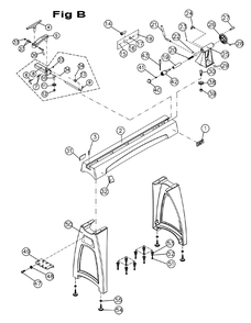 Fig-2 Diagram and Parts List for 719500  Jet Lathe