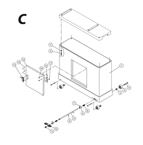 Fig-4 Diagram and Parts List for 649004K  Jet Sander Grinder