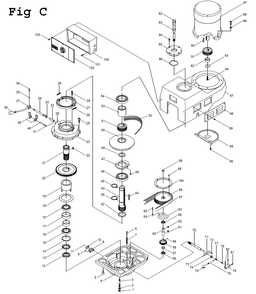 Fig-3 Diagram and Parts List for ETM-949EVS  Jet Mill