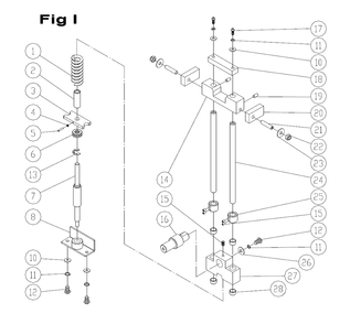 Fig-7 Diagram and Parts List for 714800  Jet Table Saw