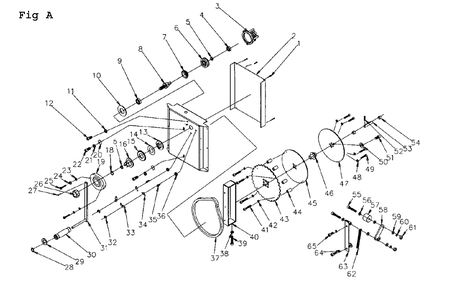 Fig-1 Diagram and Parts List for JWS-770A 140511 Jet Hand Truck & Dolly