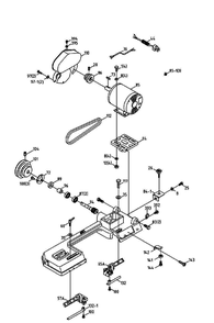 Fig-1 Diagram and Parts List for 414457  Jet Table Saw