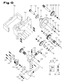 Fig-13 Diagram and Parts List for 321378  Jet Lathe