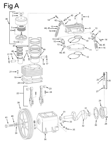 Fig-1 Diagram and Parts List for 506803  Jet Compressor