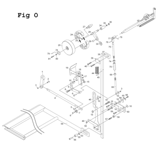 Fig-23 Diagram and Parts List for EGH-1880 892606 Jet Lathe