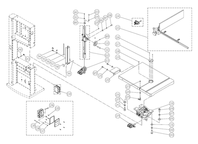 Part Location Diagram of JT9-JWBS18B-1132 Jet TABLE