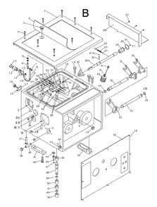 Fig-2 Diagram and Parts List for 321860  Jet Lathe