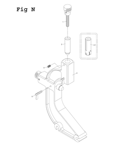 Fig-22 Diagram and Parts List for EGH-1880 892606 Jet Lathe