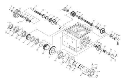 Fig-1 Diagram and Parts List for EGH-1740 892509 Jet Lathe