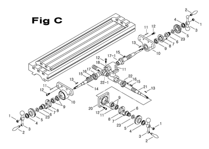 Fig-2 Diagram and Parts List for 698070  Jet Mill