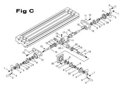 Fig-1 Diagram and Parts List for 698071  Jet Mill