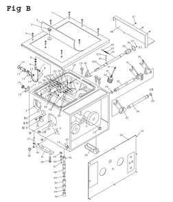 Fig-2 Diagram and Parts List for GH-26120ZH 321892 Jet Lathe